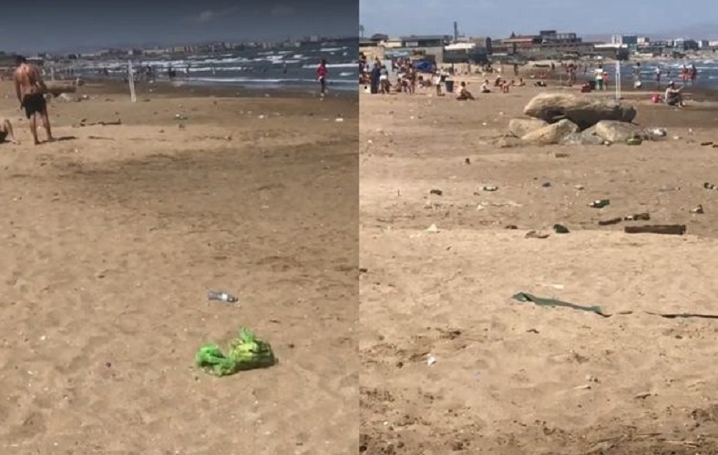 Замусоренные бакинские пляжи после наплыва отдыхающих – ВИДЕО