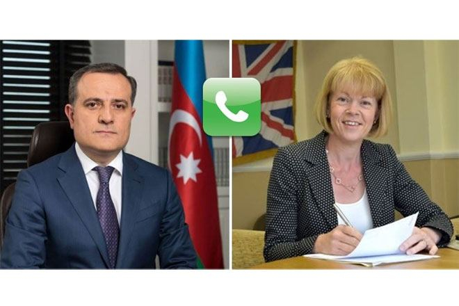 Состоялся телефонный разговор главы МИД Азербайджана с заместителем госсекретаря МИД Великобритании