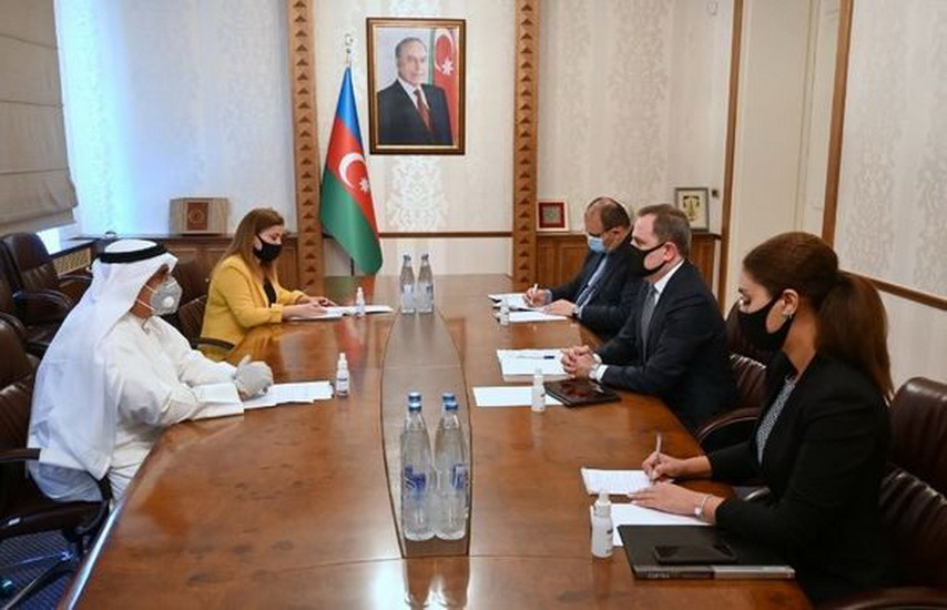 Джейхун Байрамов принял посла Кувейта в Азербайджане - ФОТО