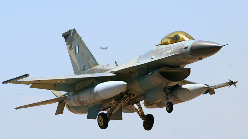 Турция перехватила шесть F-16 ВВС Греции над Средиземным морем