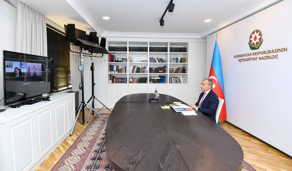 Министр экономики Азербайджана провел вебинар