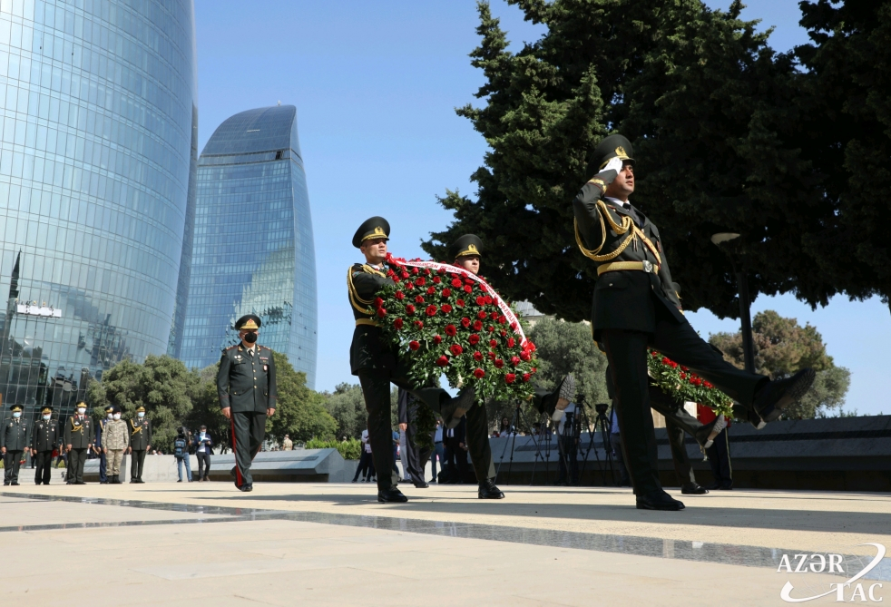 Состоялось мероприятие в связи со 102-й годовщиной освобождения Баку от оккупации - ФОТО