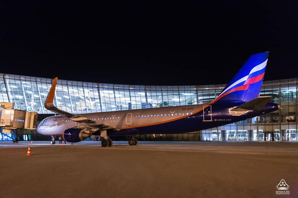 Аэрофлот возобновил полеты в Баку - ФОТО