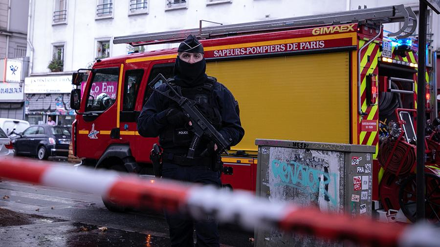 В Париже произошел мощный взрыв