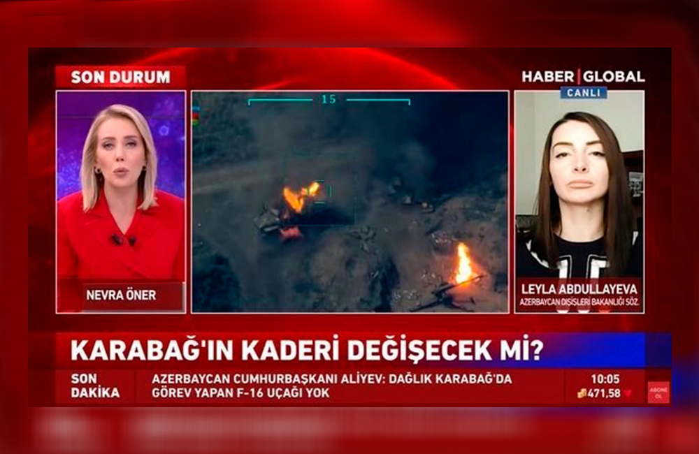 Лейла Абдуллаева в эфире Haber Global: Азербайджанская армия сказала Армении "Стоп!" - ВИДЕО