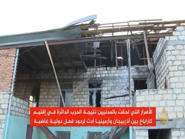 Телеканал Al Jazeera подготовил репортаж об обстреле Арменией гражданских объектов Тертера - ФОТО