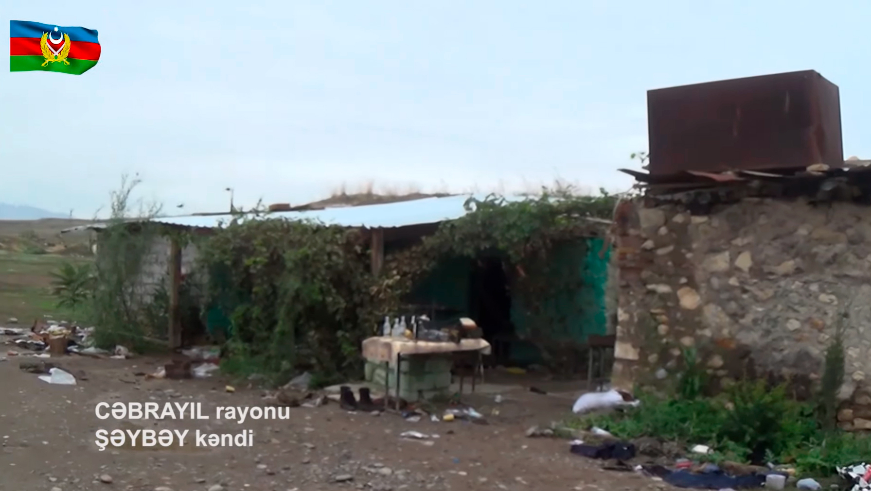 Опубликованы кадры освобожденного от оккупации села Шейбей Джабраильского района - ВИДЕО