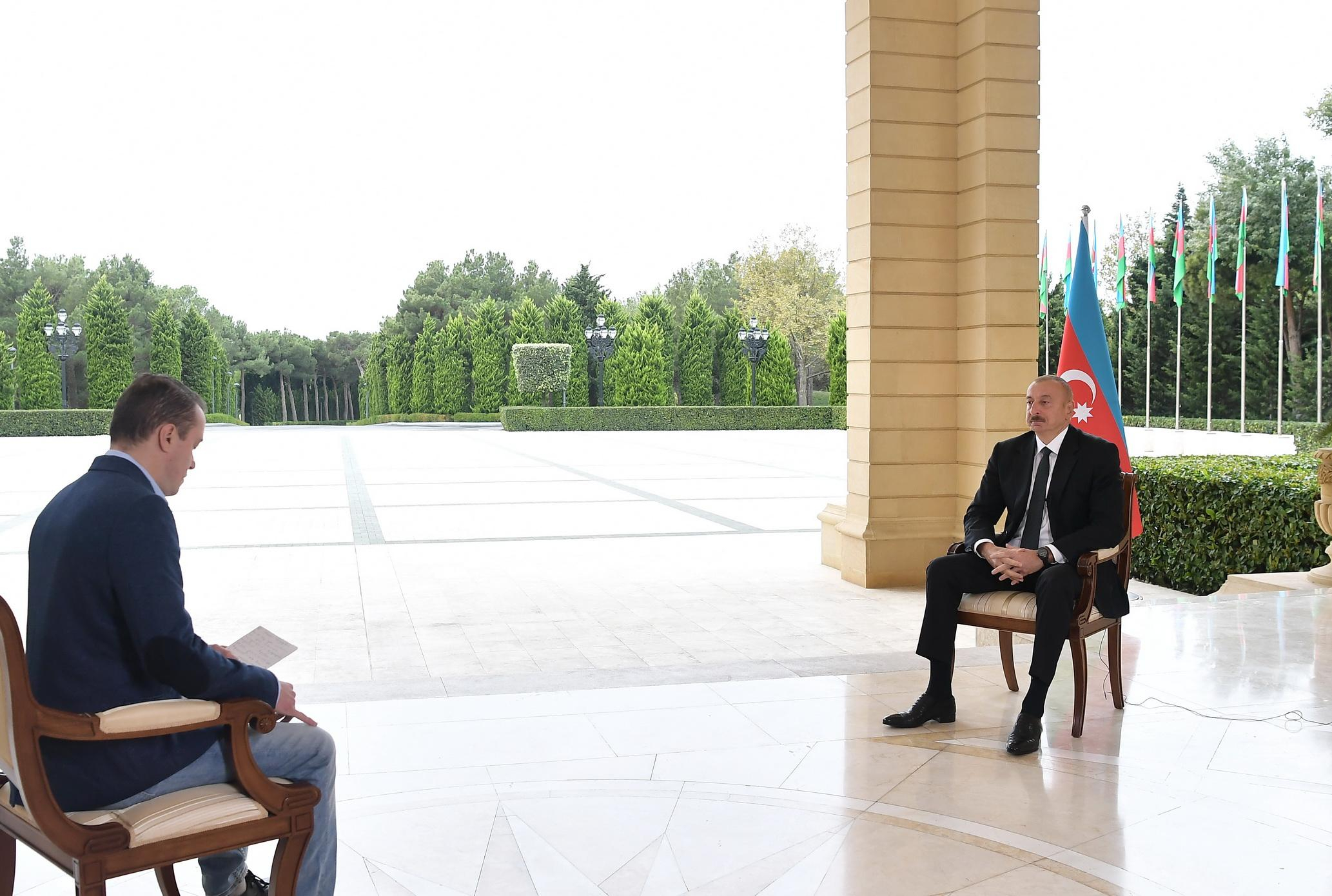 Интервью Президента Ильхама Алиева в эфире российского Первого канала
