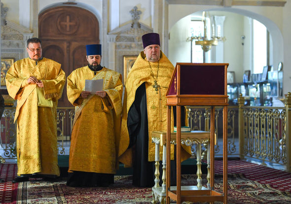 Православные христиане в Баку провели богослужение во имя мира в Азербайджане - ФОТО