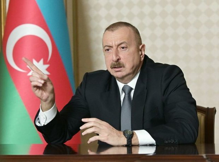 Ильхам Алиев сделал публикации в связи с обстрелом Гянджи вооруженными силами Армении