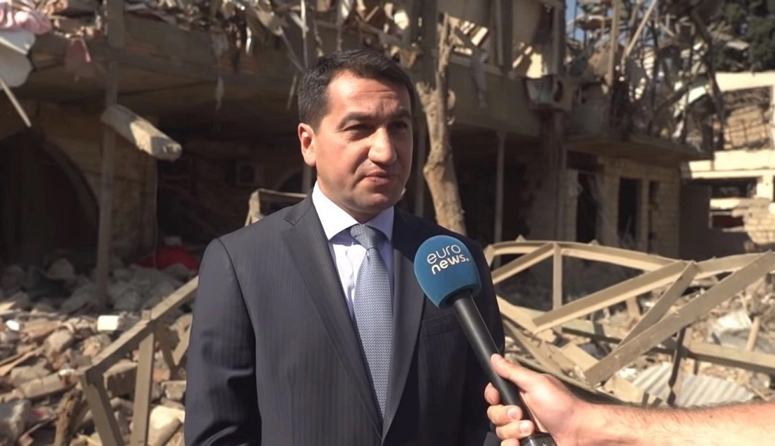 Хикмет Гаджиев рассказал Euronews о терактах Армении в Гяндже - ВИДЕО