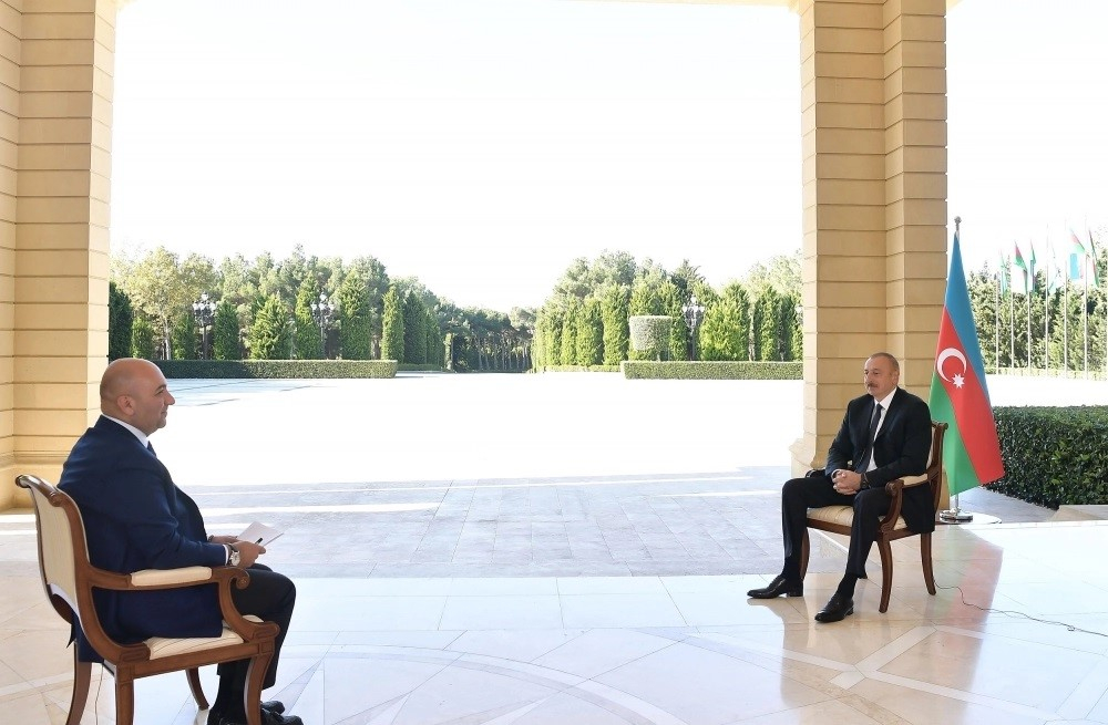 Президент Ильхам Алиев дал интервью турецкому телеканалу Haber Türk