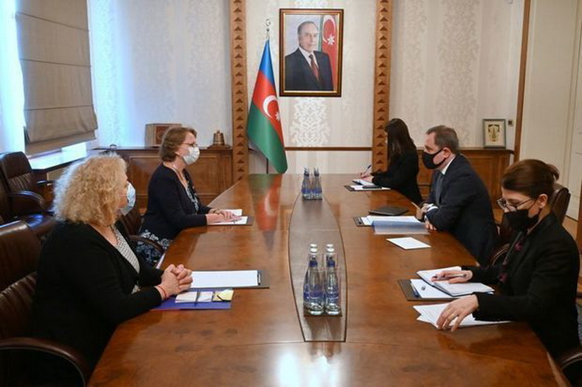 Джейхун Байрамов встретился с новоназначенным послом Нидерландов в Азербайджане – ФОТО