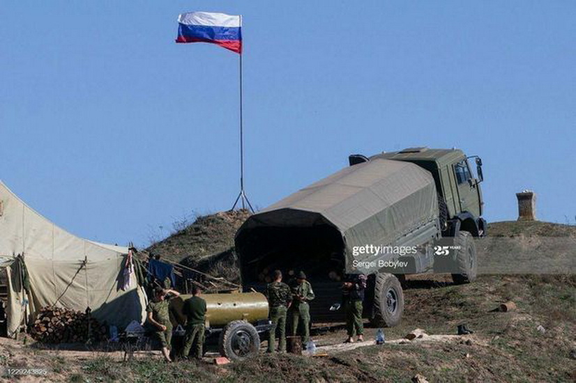 Российская армия размещена у азербайджано-армянской границы - ФОТО