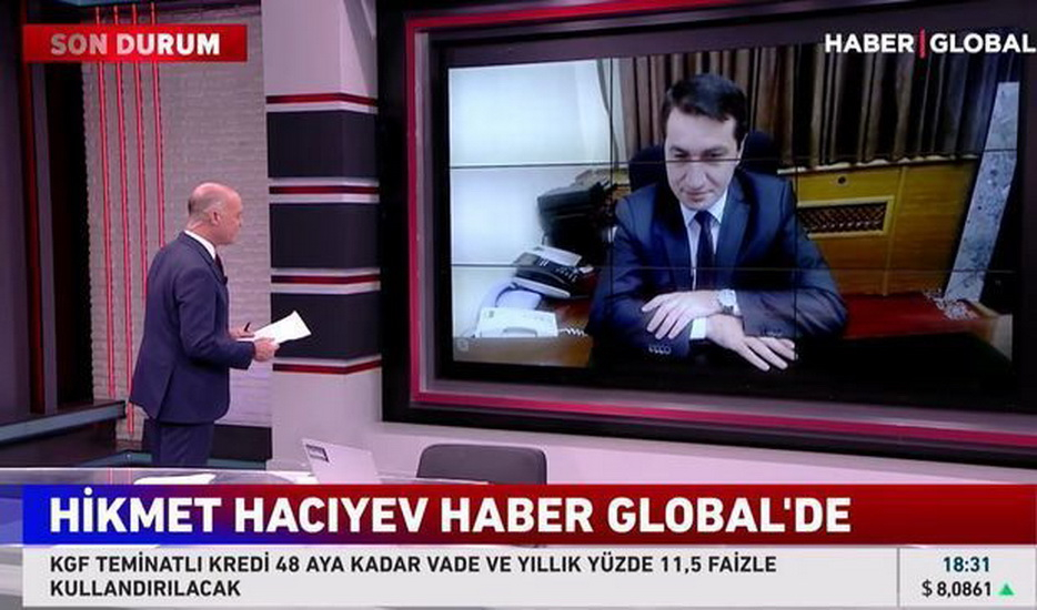 Интервью Хикмета Гаджиева телеканалу Haber Global – ВИДЕО