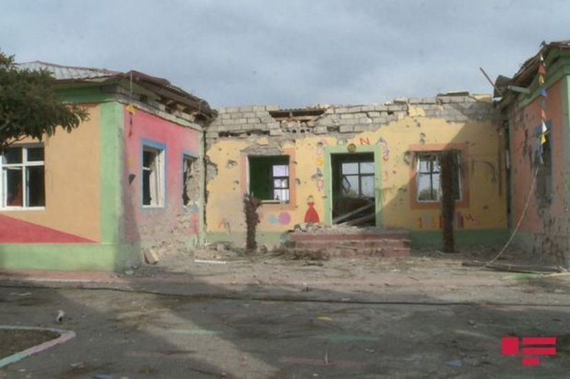 Армяне, нарушив режим прекращения огня, обстреляли дом малютки в Агдамском районе - ФОТО