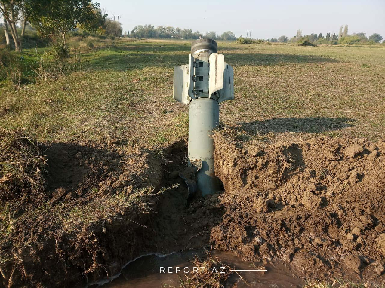 Выпущенная армянами ракета "Смерч" упала на территорию села Тертерского района - ФОТО