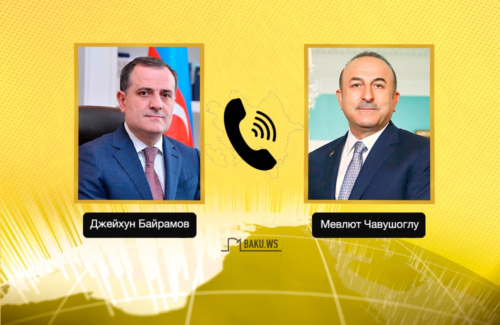 Джейхун Байрамов и Мевлют Чавушоглу обсудили последнюю ситуацию в Карабахе