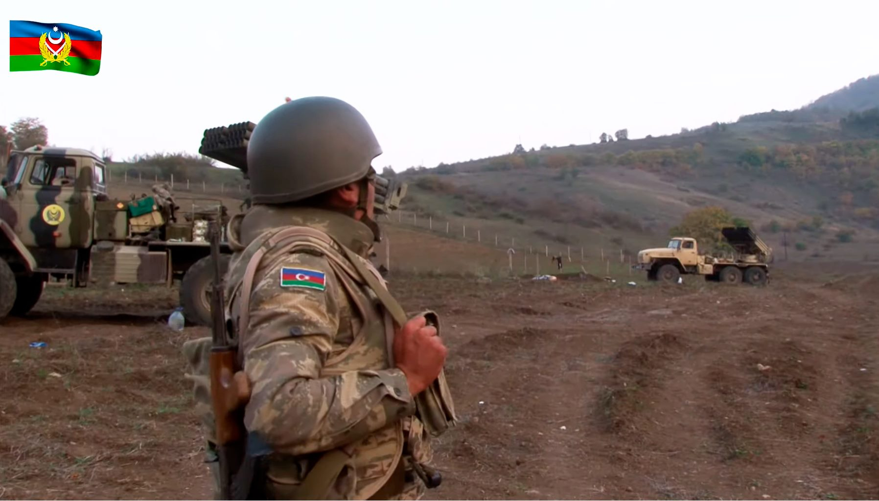 Азербайджанский солдат: Мы будем наносить удары по врагу до тех пор, пока он не покинет наши земли - ВИДЕО