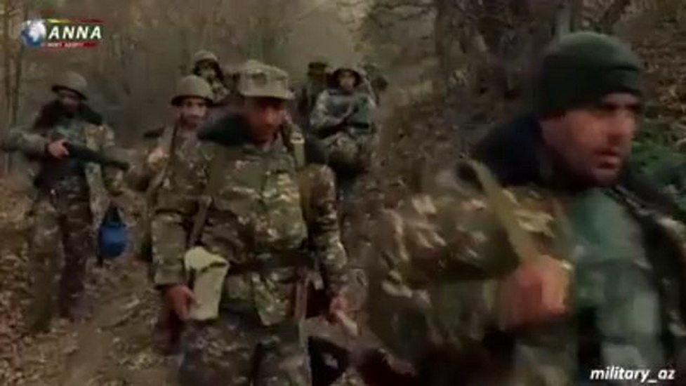 Оккупанты пустились в бегство, увидев азербайджанских солдат - ВИДЕО