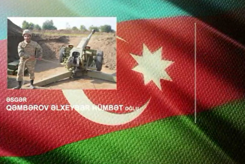 Азербайджанский артиллерист-наводчик, уничтожающий живую силу и военную технику врага – ВИДЕО