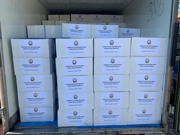 МИД оказал гуманитарную помощь 500 семьям в Тертерском и Бардинском районах - ФОТО