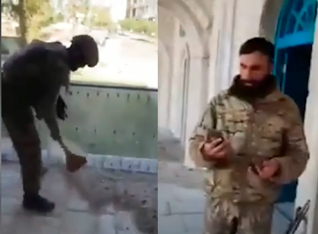Азербайджанские военнослужащие очистили мечеть Говхар Ага в Шуше – ВИДЕО