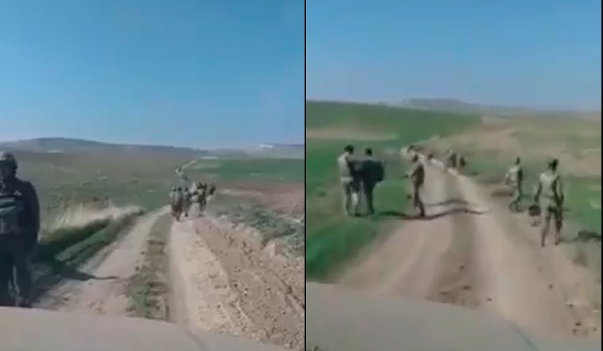 В Сети распространились кадры побега армянских солдат с поля боя - ВИДЕО