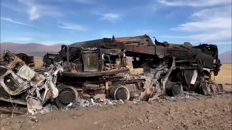 Опубликованы видеокадры ОТРК “Эльбрус”, уничтоженного азербайджанской армией – ВИДЕО