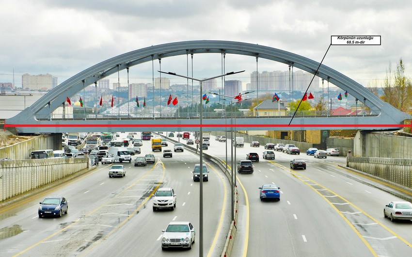 Завершено строительство нового ж/д моста вблизи Хырдаланского круга в Баку - ФОТО