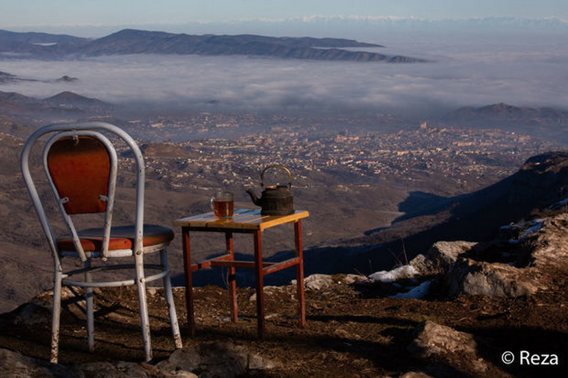 Сбылась мечта всемирно известного фотографа: первый чай в освобожденной Шуше - ФОТО