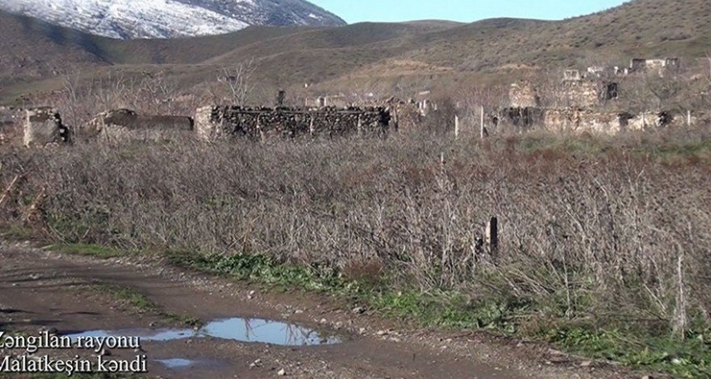 Обнародованы видеокадры из села Малаткешин Зангиланского района