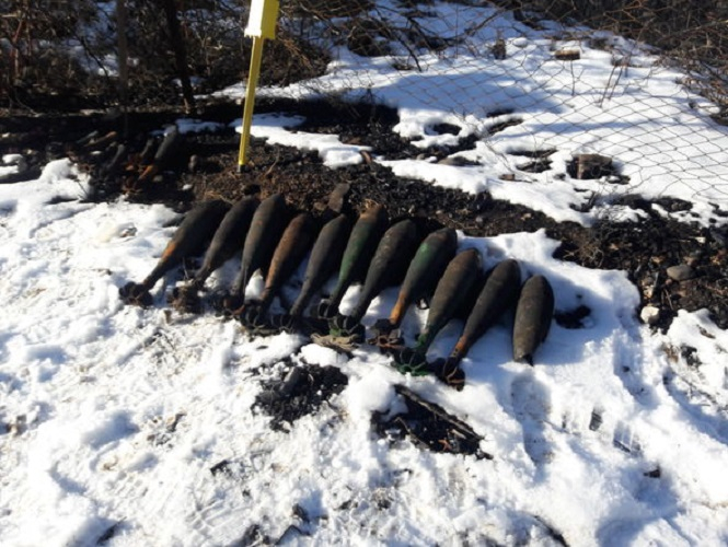 В Шуше обнаружено большое количество неразорвавшихся боеприпасов - ФОТО