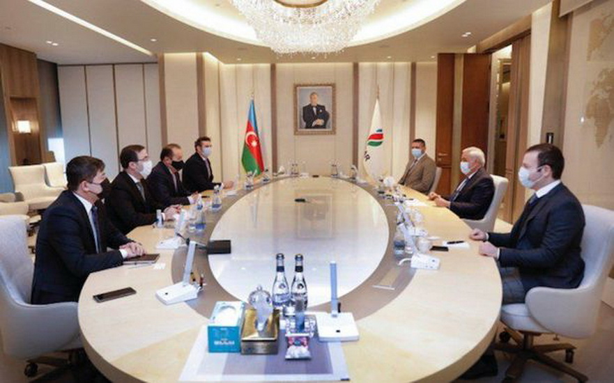 В SOCAR состоялась встреча с делегацией Тюркского совета - ФОТО