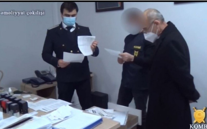 Кадры задержания директора Масаллинской центральной районной больницы - ВИДЕО