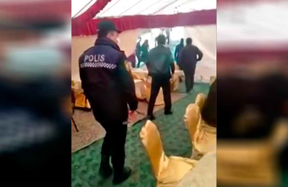 В Азербайджане полиция прервала свадьбу: участников торжества доставили в отдел полиции