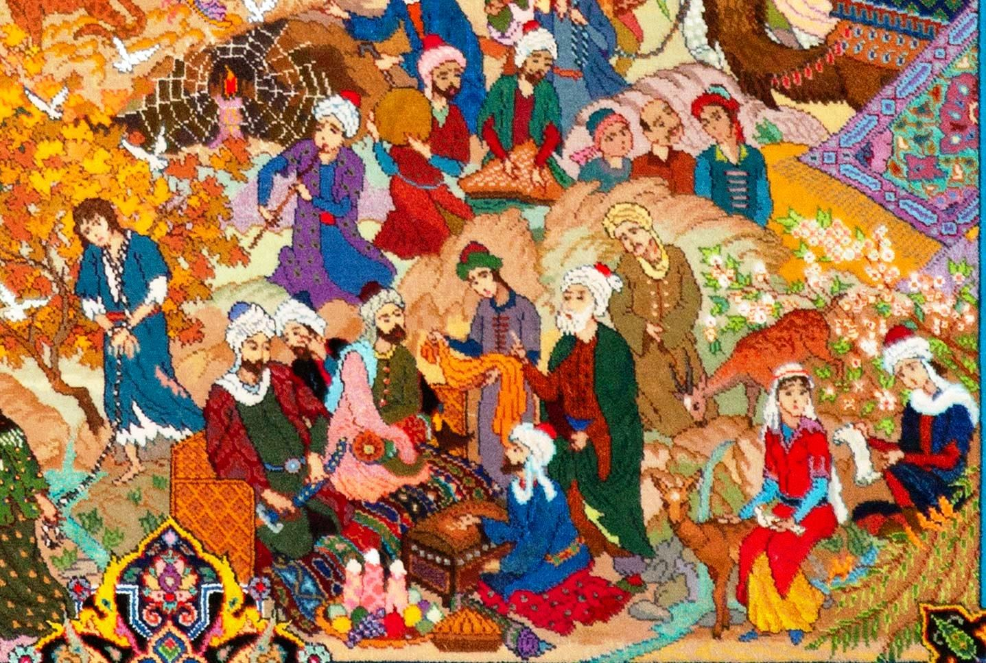 Образы женщин в азербайджанских коврах - ФОТО