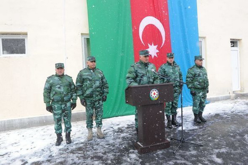 На азербайджано-армянской границе начала действовать новая воинская часть - ФОТО