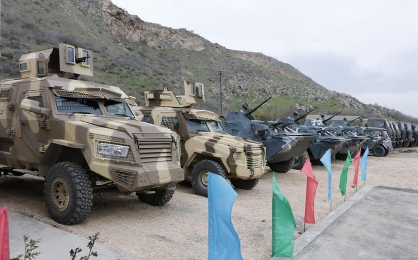 На границе с Арменией начала действовать очередная воинская часть - ФОТО