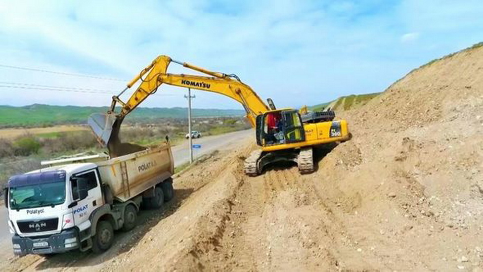 Началось строительство автомобильной дороги Худаферин-Губадлы-Лачин - ФОТО