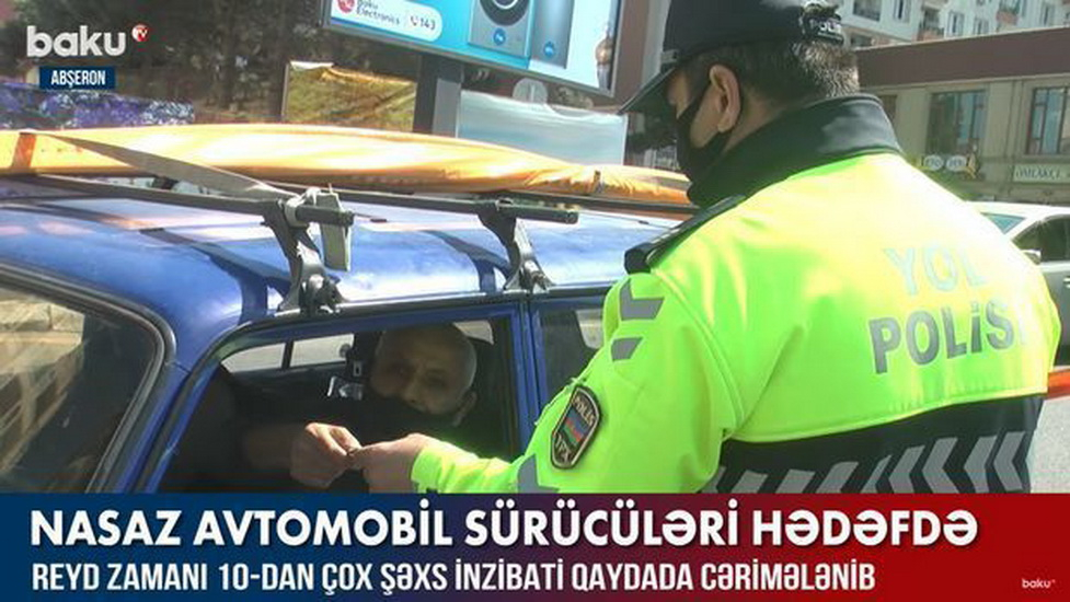 Дорожная полиция провела в Хырдалане рейд - ВИДЕО