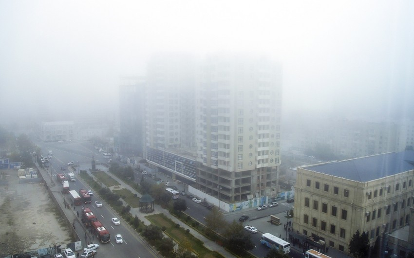 Названы зоны Баку с наиболее загрязненным воздухом