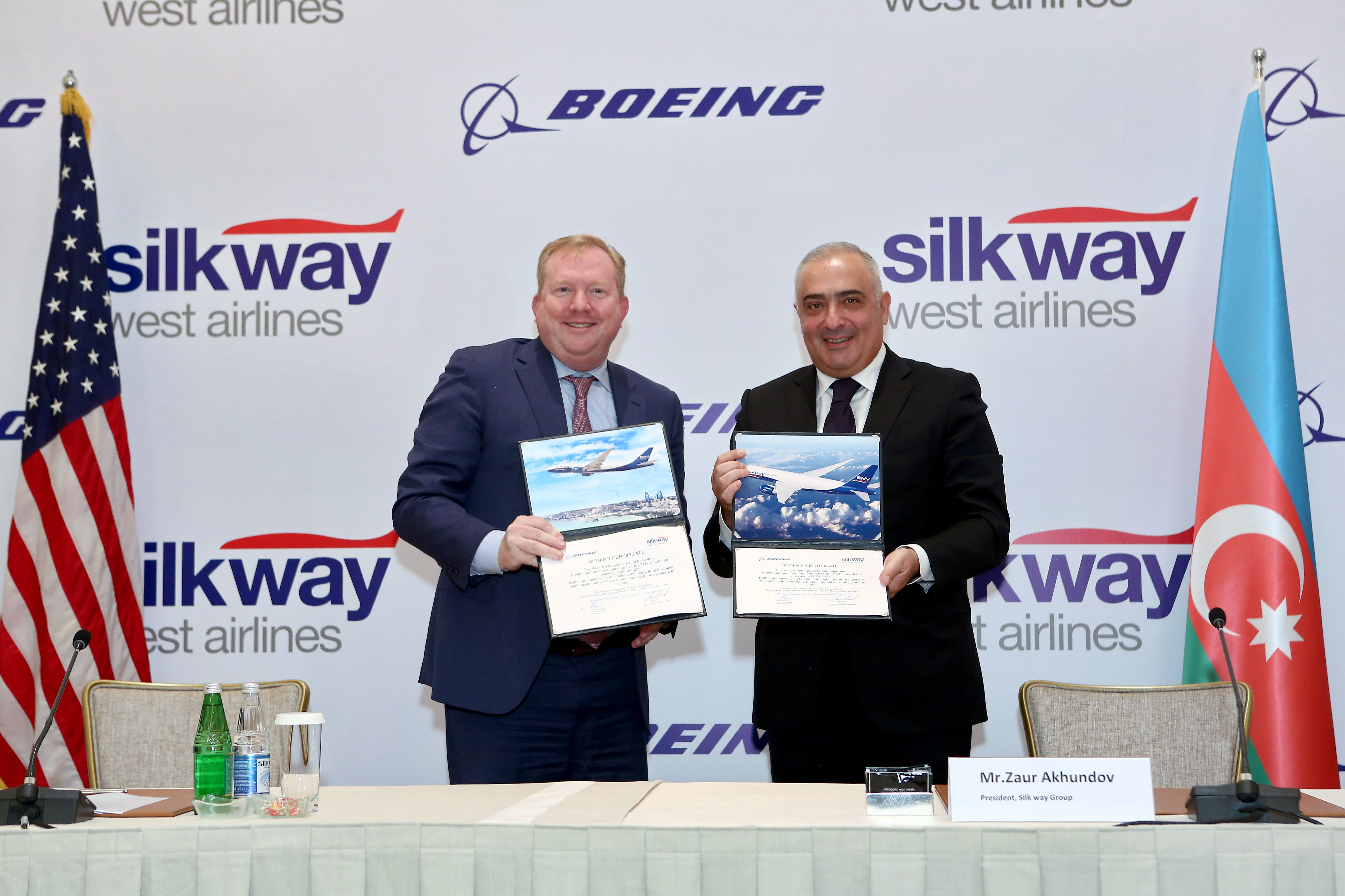 Silk Way West Airlines подписала стратегическое соглашение с Boeing о расширении флота