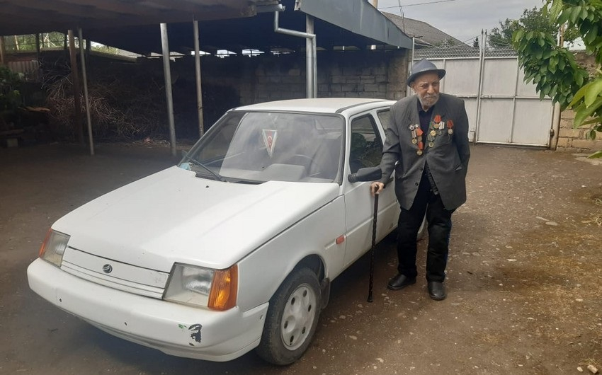 95-летний ветеран войны: С легкостью вожу автомобиль - ВИДЕО