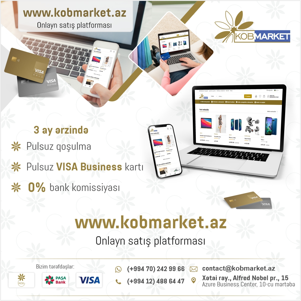 Kobmarket.az – новое слово в электронной коммерции Азербайджана - ВИДЕО