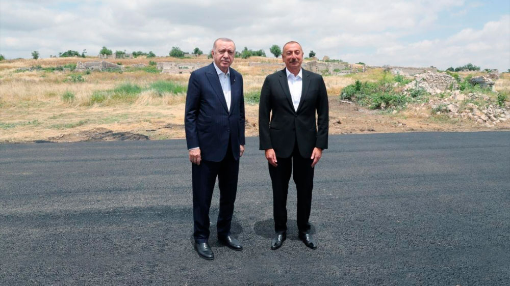 Последние приготовления ко встрече Ильхама Алиева и Эрдогана в Шуше - ВИДЕО