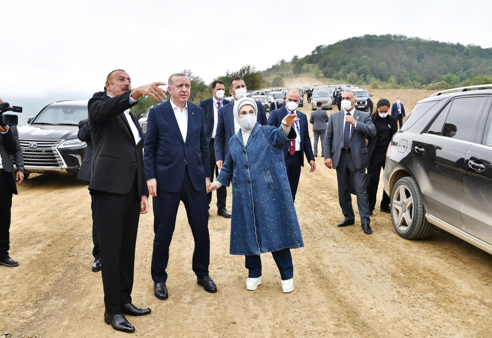 По дороге в Шушу между Ильхамом Алиевым и Эрдоганом состоялся интересный диалог - ВИДЕО