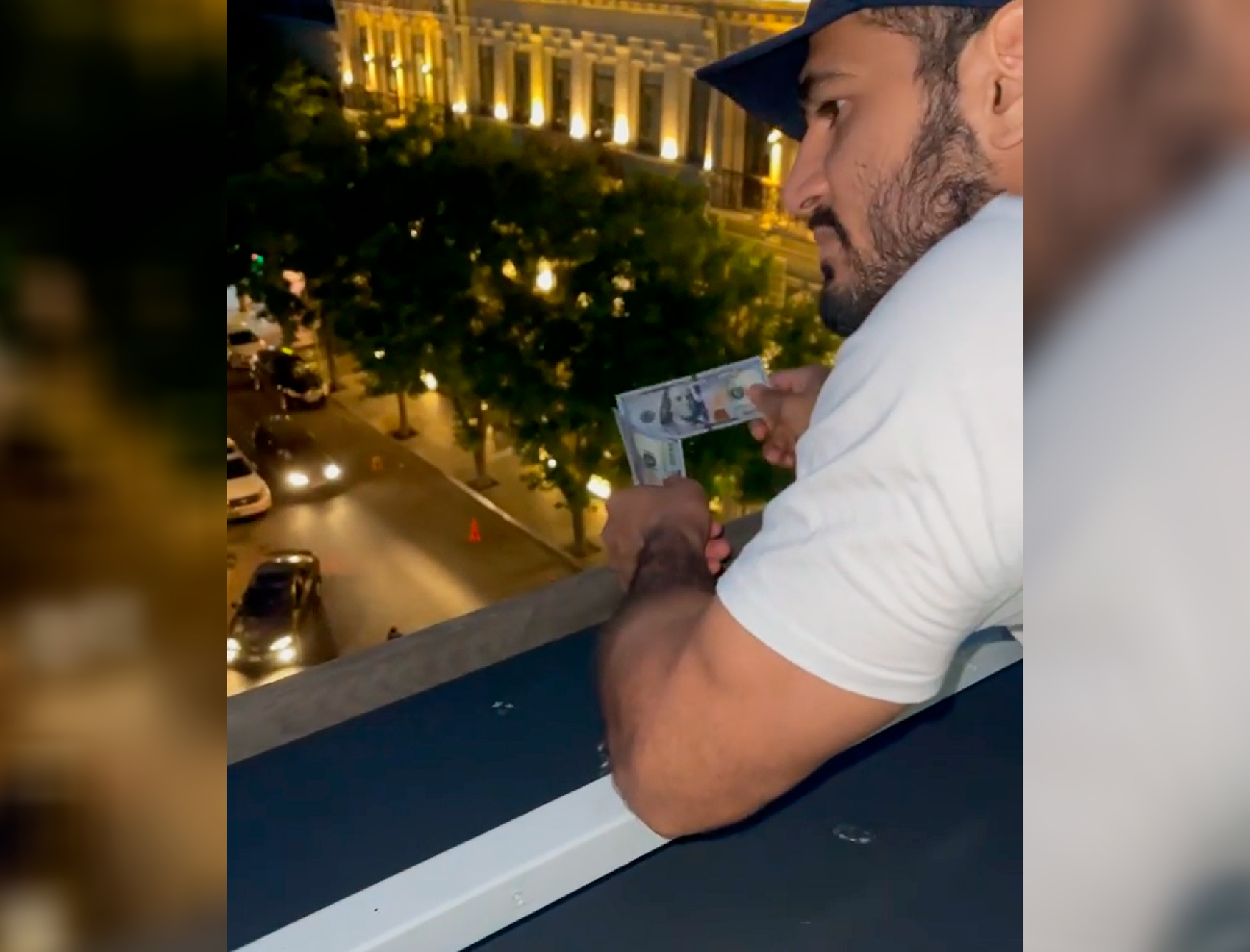 Дзюдоист Эльмар Гасымов разбрасывал доллары с балкона. Его уже исключили из сборной - ВИДЕО