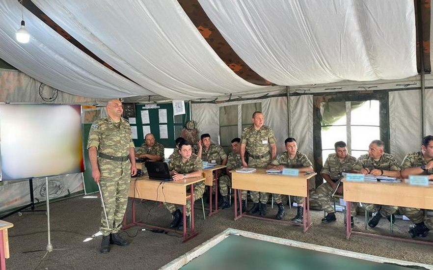 В азербайджанской армии проводятся бригадные командно-штабные учения - ФОТО
