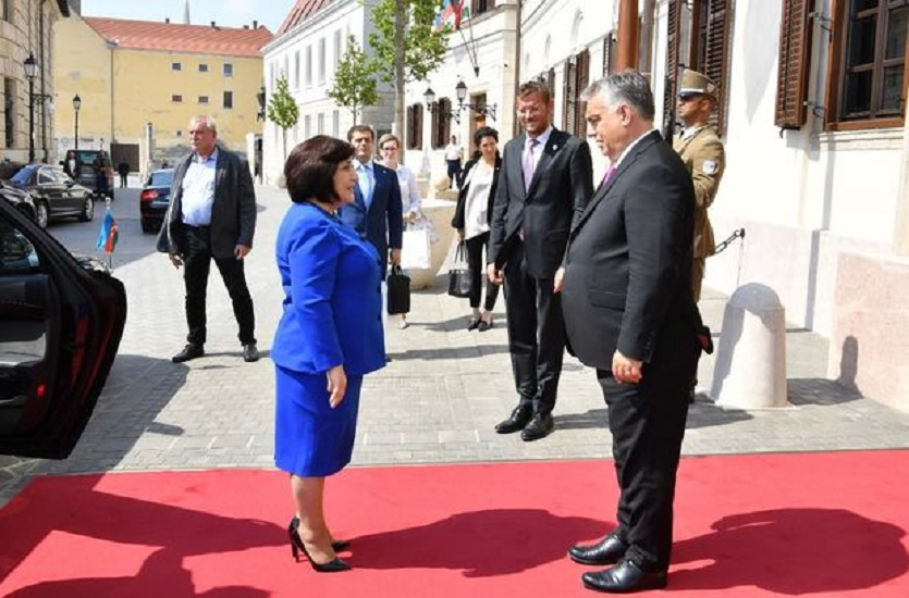 Сахиба Гафарова встретилась с премьер-министром Венгрии - ФОТО